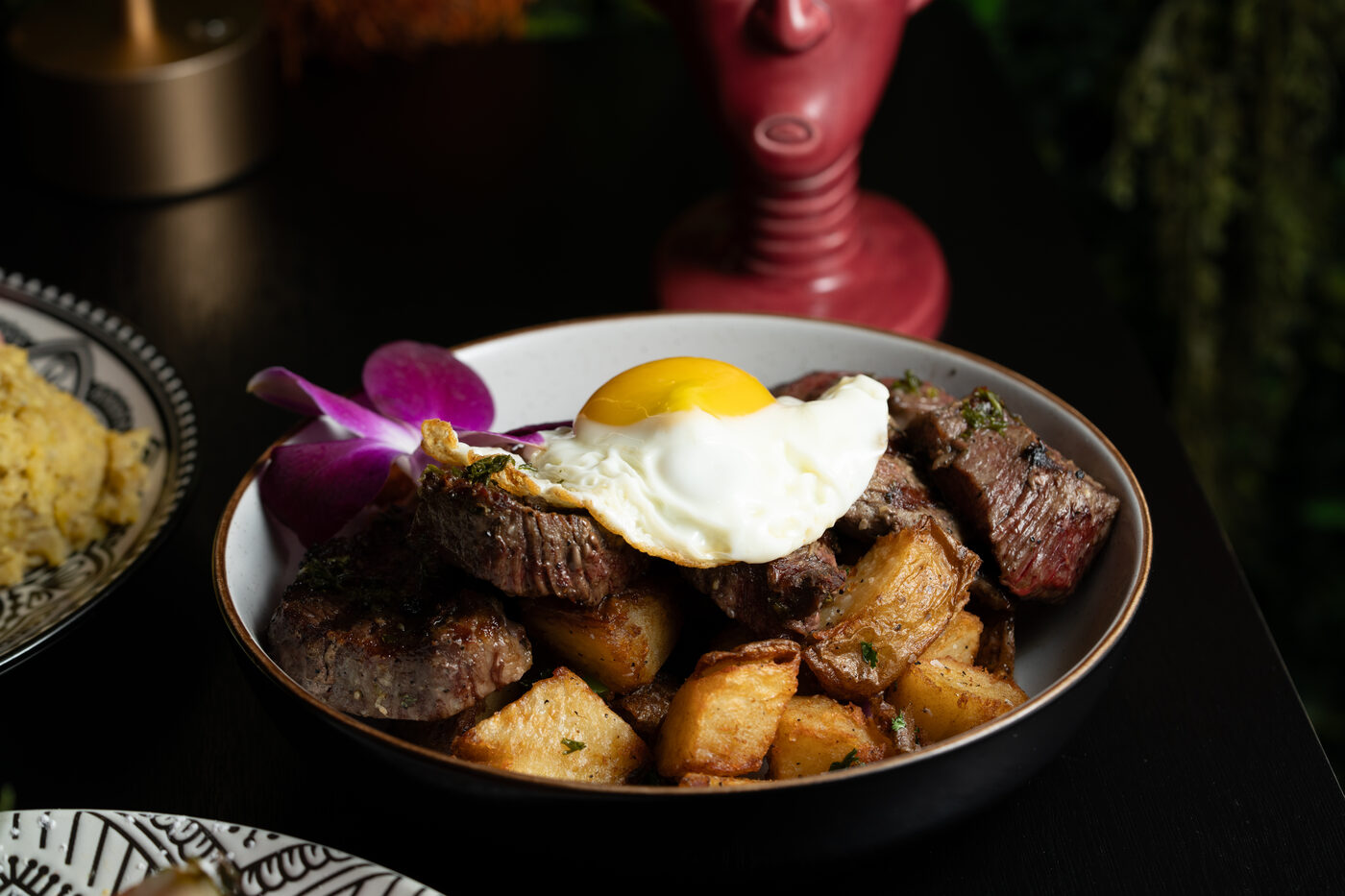 Steak and egg bowl